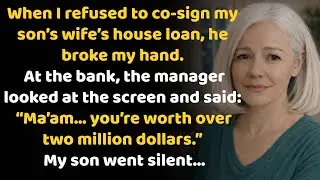 My Son Injured My Hand When I Said No To Co-Signing His Wife’s House Loan…