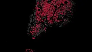Mapping Manhattan&rsquo;s Growth - Building Construction Time-lapse in Python | #30DayMapChallenge (6/30)