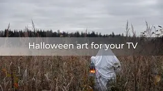Ghost Halloween Artwork - Halloween art loop