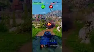 Non-stop shootout 🔥 #moderntanks #gaming #wotblitz