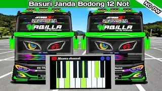 Update Telolet Basuri Nada Janda bodong Remix 12 Not❗versi pianika basuri