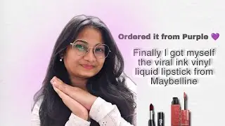 Finally got my hands on the ultimate ink vinyl liquid lipstick from Maybelline #review #makeup #haul