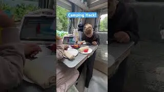 Camping Hack! No more washing up! #camping #caravan #campinggear #travel
