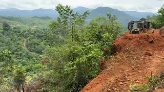 D6R XL Bulldozer Operator Faces Extreme Mountain Slope Terrain | Ultimate Test of Patience
