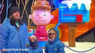 Opryland Charlie Brown ice ! Experience - Family Vlog - Christmas Events - Nashville TN