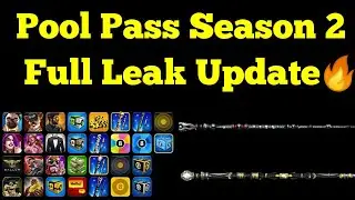 Pool pass season 2 Full Update 🔥 | 8 Ball Pool😍