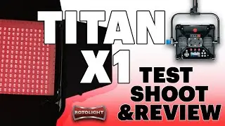 Портретная съемка с Rotolight Titan X1 | Тест и обзор светодиодного освещения