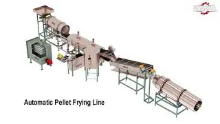 Automatic Pellet & Fryums Frying Line