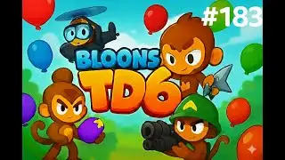 Bloons TD 6 No Commentary Gameplay( İn The Loop -Hard- Dart Monkey Paragon ) EP-183