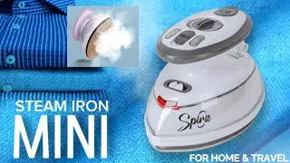 How to Use Mini Steam Iron | Spirit Mini Portable Steam Iron | Smallest Travel Steam Iron 110-240V