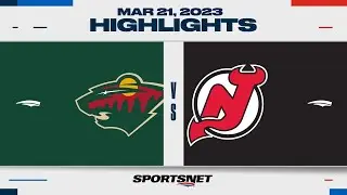 NHL Highlights | Wild vs. Devils - March 21, 2023