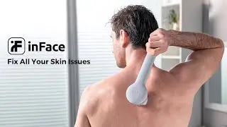inFace Smart Body Cleansing Brush-Deep Clean and Relaxing Massage
