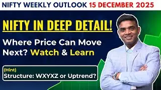 Nifty Move for Monday 15 Dec 2025 - Where Nifty Can Move  Next? Watch Full  Explanation