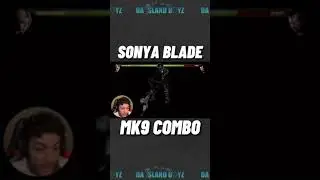 MK9 Sonya Blade BLINDFOLDED Combo! #mortalkombat9 #sonyablade #shorts