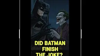 Did Batman Finally Break His One Rule?(The Killing Joke Ending).   ​#Batman         