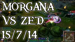 League of legends - Morgana vs ZED (Mid lane /Commentary)