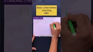 Basic lines before teaching ABC&hellip; #toddlerfunlearning #preschool #earlylearningfun #education #fun