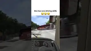 Bro has rare driving skills - BUSSID FAILS #bussid #bussimulatorindonesia #memes #core