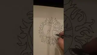The World's On Fire | Line Art Process Video