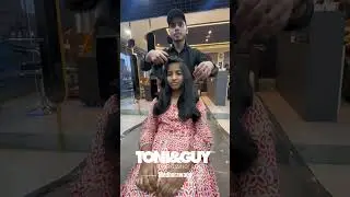 Women Hair Cut in Toni and Guy Madhuravada #layeredhaircut #vizag #hairstyle #toniandguymadhurawada