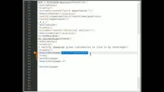 PROGRAMMING CODE TO CREATE RESUME |with PROFILE picture| IN JUST 3 MINUTES