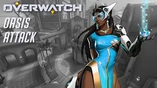 Overwatch Gameplay #63 - New Symmetra (Attack on Oasis)