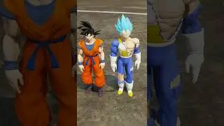 GT GOKU VS SUPER GOKU - TEAM BATTLE | #Shorts | #gta5 | #dragonball