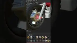 How to Texture a Bike ( Harley - Davidson ) in Substance Painter 3 #3dmodel #texture #shortvideo