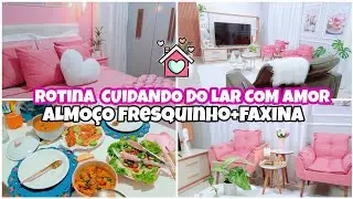 ROTINA DONA DE CASA 🏡 ALMOÇO COMPLETO LIMPEZA FAXINA / ORGANIZAÇÃO #FAXINA #decoração  #COMPRINHAS