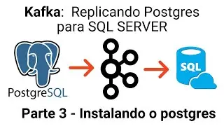 Instalando o Postgres - Apache Kafka para replicar Postgres para SQL SERVER - parte 3
