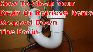 How To Take Apart A Sink Drain To Clean OR Retrieve Rings ETC.