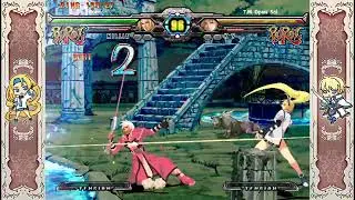 Rood (Millia) vs T.M. Opera Sol (Ky) - GUILTY GEAR XX &Lambda;CORE PLUS R
