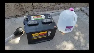 How to Refill a Car Battery (and General Maintenence)