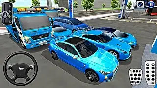 New All Blue Car for Parking - 3D Driving Class 2026 - 3D Driving Class Android IOS - Car Game