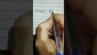 Learn english in hindi/word meaning/honest ईमानदार