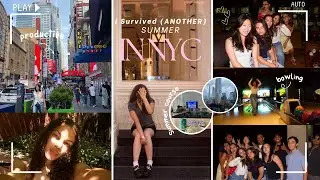 NYC Summer Through the Eyes of a NEW YORKER II *Summer course, Friends, Bowling, ETC*