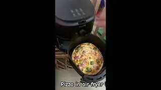 Pizza in air fryer🍕🍕