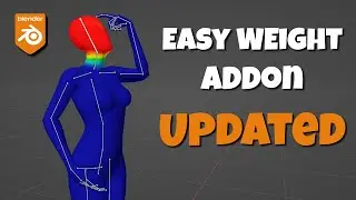 [Blender] Дополнение Easy Weight &mdash; ОБНОВЛЕНО (исправление ctrl+click!)