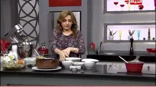 برنامج المطبخ - كيكة الشيكولاتة بصوص الشيكولاتة  - الشيف آيه حسني  - Al-matbkh