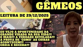 ♊️ GÊMEOS VEJO A OPORTUNIDADE DE VIRADA DA SUA VIDA!!! E MAIS!! A VERDADE SERÁ REVELADA!!! A PROVA..