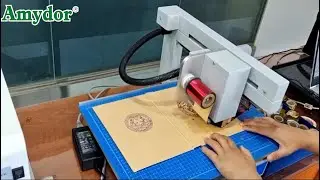 AMD3025 Automatic hot foil printer for menus, book covers, and notebooks