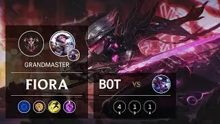 Fiora Bot vs Vayne - EUW Grandmaster Patch 9.21
