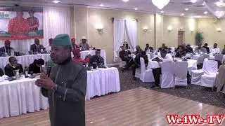 PART 1 OF SPEECH BY RT HON EMEKA IHEDIOHA @ A NEW JERSEY, USA TOWNHALL MEETING