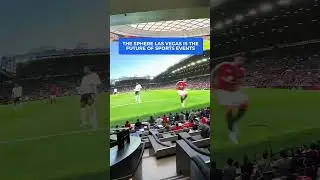 SPHERE IN VEGAS GOT A SOCCER GAME? CRAZY SCENES 🏟️🔥 #VegasSphere #Soccer #Viral