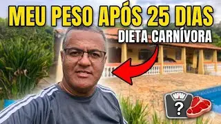 Quantos kilos eliminado em menos de um mês? Dieta carnívora 
