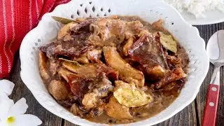 Lechon Paksiw - leftover Pork Lechon