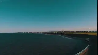Whitley Bay Coastline - North East of England Drone