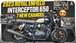 2023 New Interceptor 650 Walkaround Review | 7 New Changes | Exhaust Sound