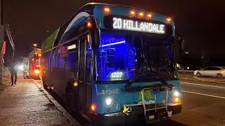 Montgomery County Transit Ride On: 2025 Gillig Advantage LF40 Plus Electric #4194E on route 20