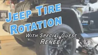 Tire Rotation Fun: DIY with My Wife on Our 2022 Jeep Wrangler 4xe!